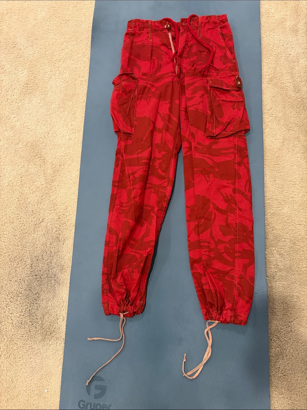 Urban Outfitters Vintage Red Camo Pants